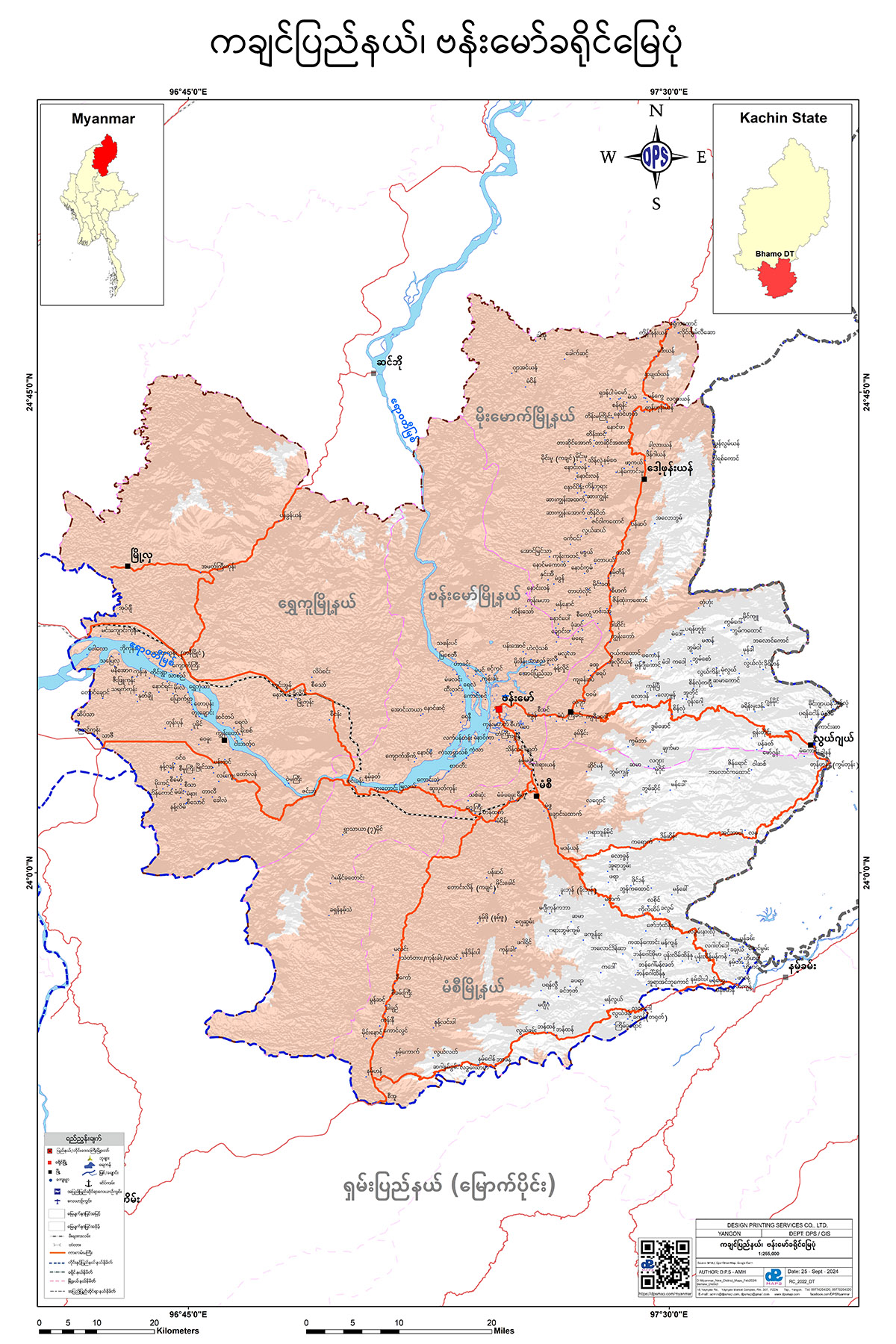 Bhamo Map